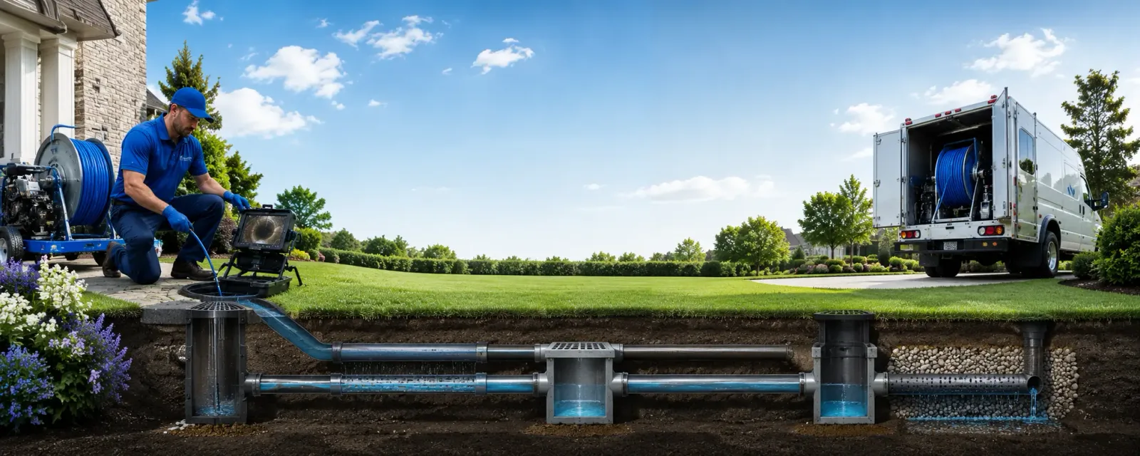 Outdoor drain cleaning information for Buckholts, TX