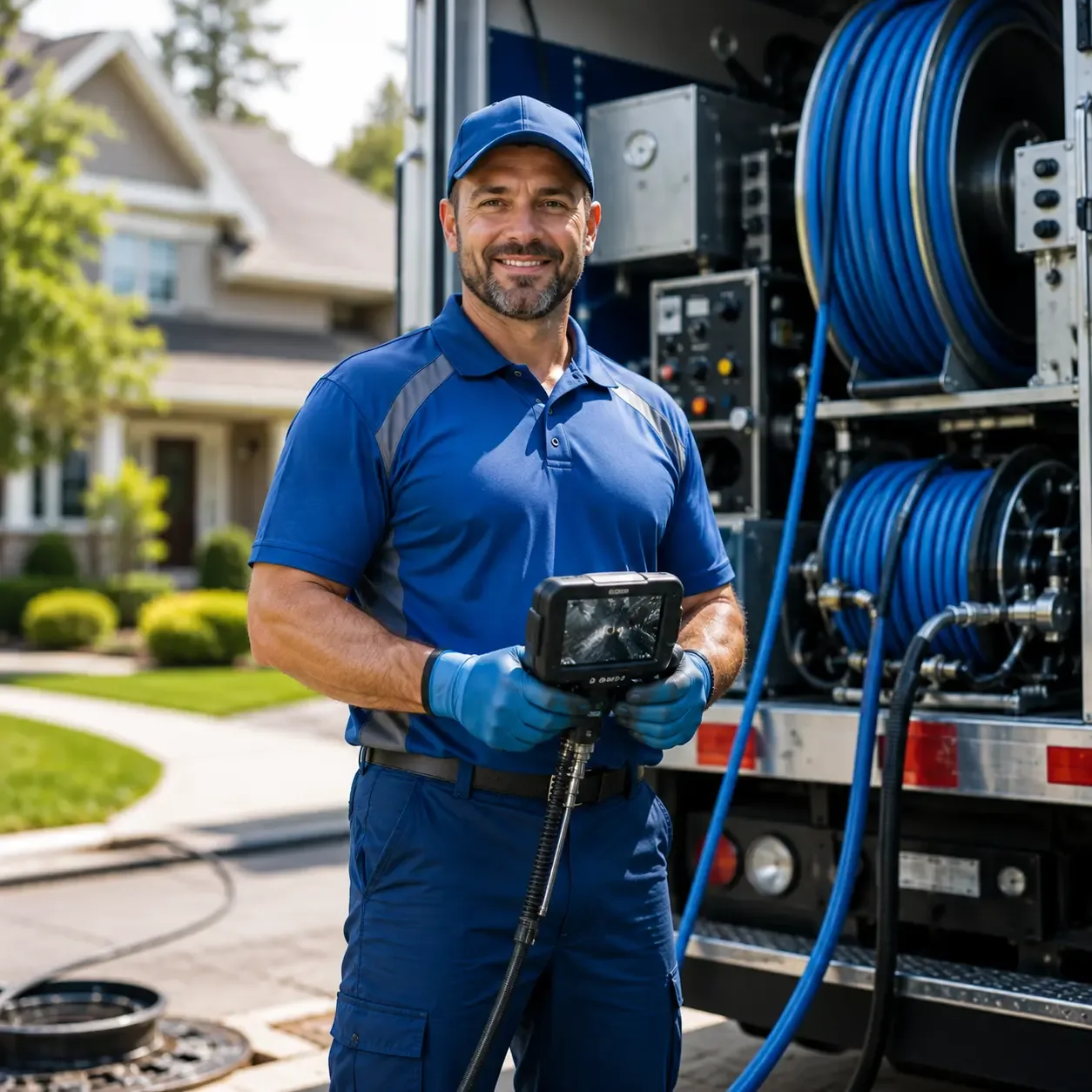 Local outdoor drain cleaning specialists in Buckholts, TX